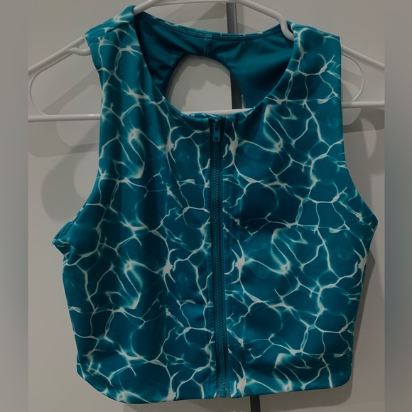 Buffbunny Collection Tops - BuffBunny Limitless Zip Sports Bra - Reflection Teal